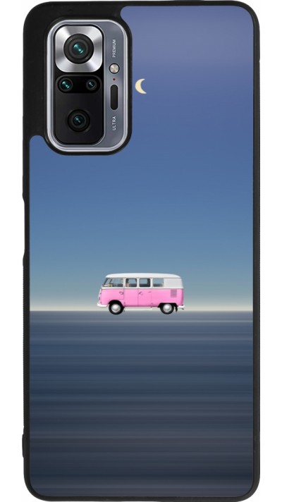 Xiaomi Redmi Note 10 Pro Max Case Hülle - Silikon schwarz Spring 23 pink bus