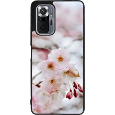 Coque Xiaomi Redmi Note 10 Pro Max - Silicone rigide noir Cherry tree Spring 2026