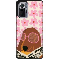 Xiaomi Redmi Note 10 Pro Max Case Hülle - Silikon schwarz Dog with newspaper Spring 2026