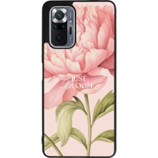 Coque Xiaomi Redmi Note 10 Pro Max - Silicone rigide noir Just Bloom Spring 2026