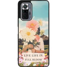 Coque Xiaomi Redmi Note 10 Pro Max - Silicone rigide noir Live life in full moon Spring 2026