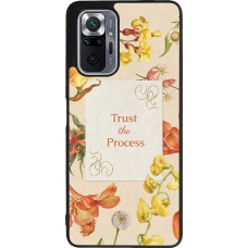 Coque Xiaomi Redmi Note 10 Pro Max - Silicone rigide noir Trust the process Spring 2026