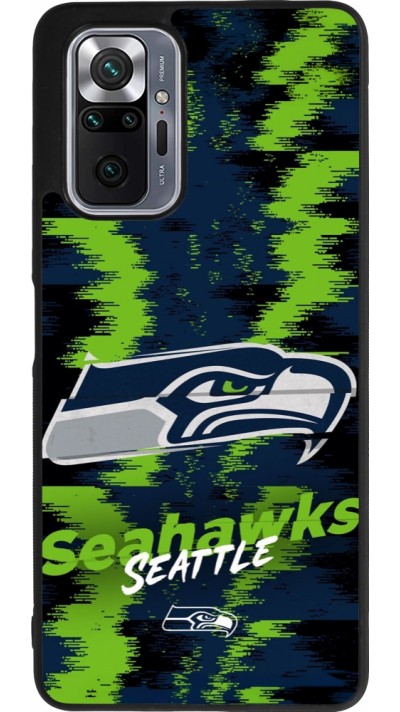 Xiaomi Redmi Note 10 Pro Max Case Hülle - Silikon schwarz Super Bowl 26 Seattle 2