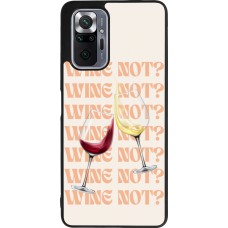 Xiaomi Redmi Note 10 Pro Max Case Hülle - Silikon schwarz Wine not