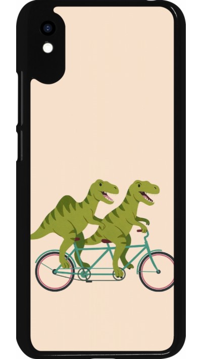 Coque Xiaomi Redmi 9A - Dinosaurs on bikes 2026