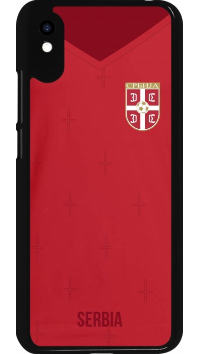 Coque Xiaomi Redmi 9A - Maillot de football Serbie 2022 personnalisable