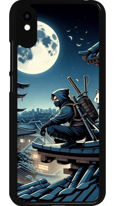 Coque Xiaomi Redmi 9A - Ninja sous la lune