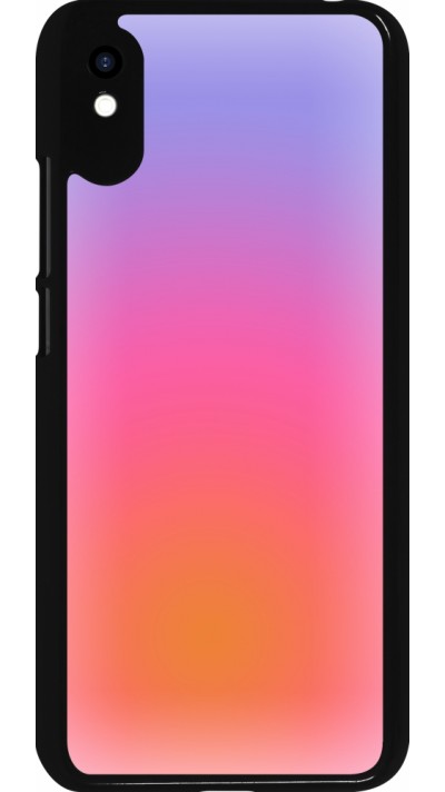 Coque Xiaomi Redmi 9A - Orange Pink Blue Gradient
