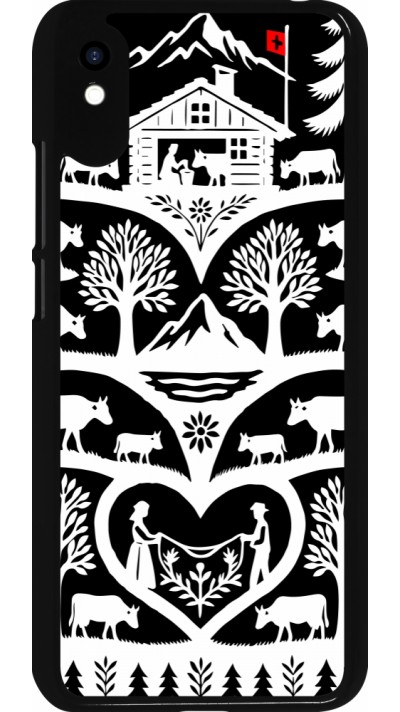 Coque Xiaomi Redmi 9A - Poya Suisse 2 noir