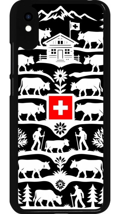 Coque Xiaomi Redmi 9A - Poya Suisse 3 noir