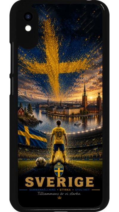Coque Xiaomi Redmi 9A - Football Suède splash 2026