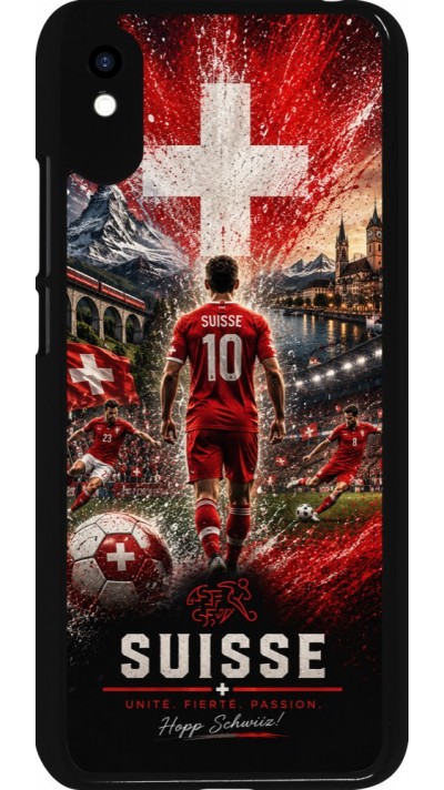 Coque Xiaomi Redmi 9A - Football Suisse splash 2026