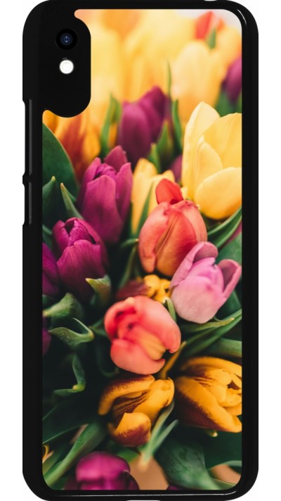 Coque Xiaomi Redmi 9A - Bouquet of tulips 2026