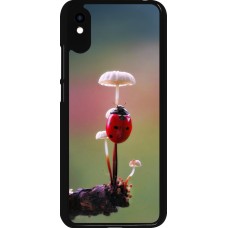 Coque Xiaomi Redmi 9A - Ladybird on a mushroom 2026