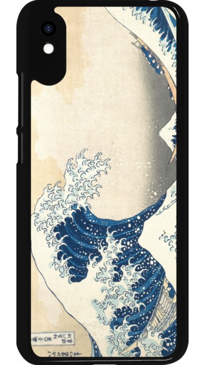 Coque Xiaomi Redmi 9A - Tableau art - La Grande Vague de Kanagawa - Hokusai