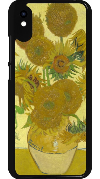 Coque Xiaomi Redmi 9A - Tableau art - Les Tournesols - Van Gogh