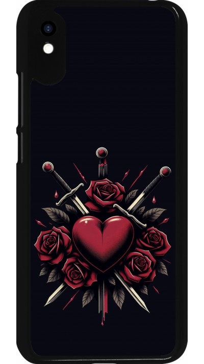 Coque Xiaomi Redmi 9A - Valentine 2024 gothic love
