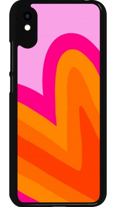 Xiaomi Redmi 9A Case Hülle - Valentine 2024 heart gradient
