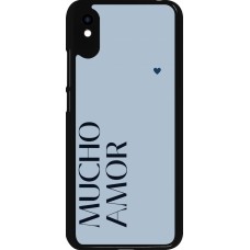 Coque Xiaomi Redmi 9A - Valentine 2024 mucho amor azul