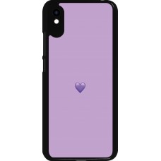 Coque Xiaomi Redmi 9A - Valentine 2023 purpule single heart