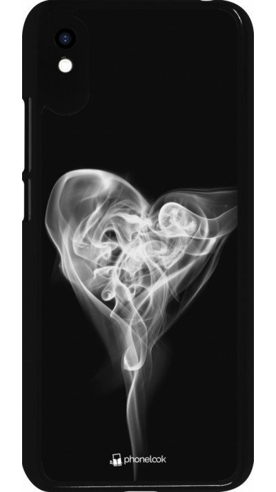 Coque Xiaomi Redmi 9A - Valentine 2022 Black Smoke