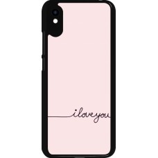 Coque Xiaomi Redmi 9A - Valentine 2023 i love you writing