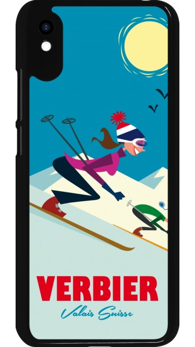 Coque Xiaomi Redmi 9A - Verbier Ski Downhill