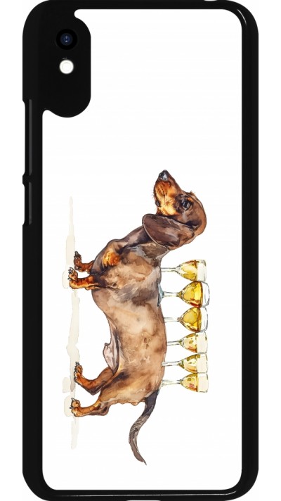 Coque Xiaomi Redmi 9A - Wine Teckel