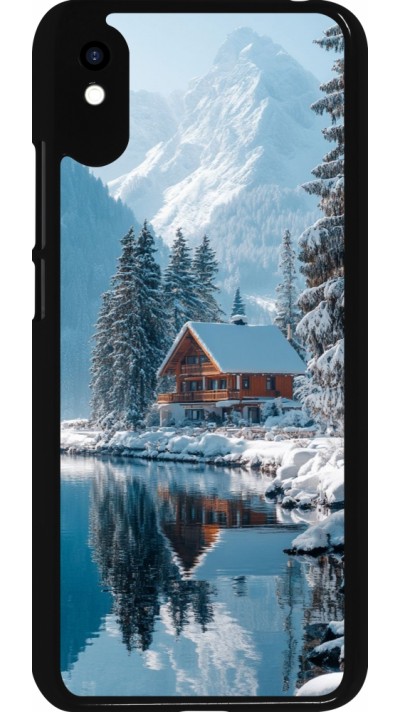 Coque Xiaomi Redmi 9A - Winter 25 Winter house forest day
