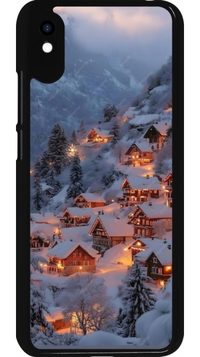 Coque Xiaomi Redmi 9A - Winter 25 Winter snowy village
