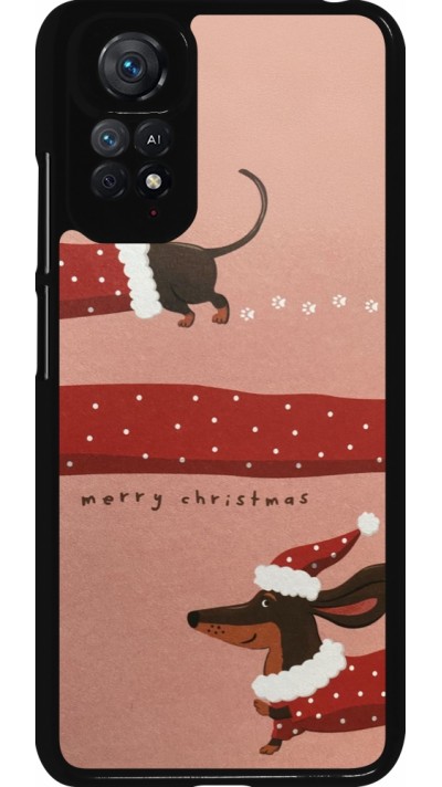 Coque Xiaomi Redmi Note 11 / 11S - Christmas 25 Teckel Merry Xmas