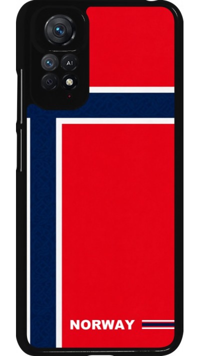 Coque Xiaomi Redmi Note 11 / 11S - Maillot de football Norvège 2026 personnalisable