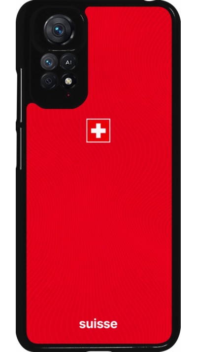 Coque Xiaomi Redmi Note 11 / 11S - Maillot de football Suisse 2026 personnalisable
