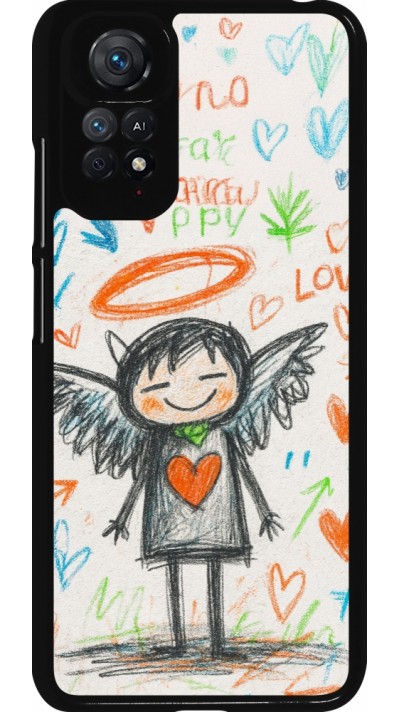 Coque Xiaomi Redmi Note 11 / 11S - Little Angel Sketch Love