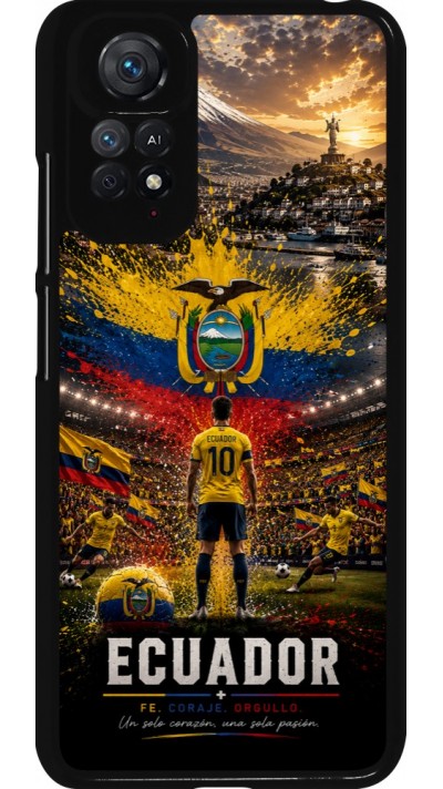 Coque Xiaomi Redmi Note 11 / 11S - Football Équateur splash 2026