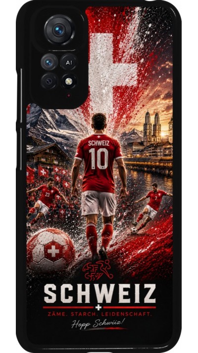 Coque Xiaomi Redmi Note 11 / 11S - Football Schweiz splash 2026