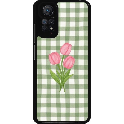 Coque Xiaomi Redmi Note 11 / 11S - Green vichy tulips Spring 2026