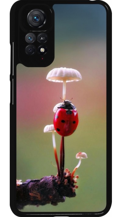 Coque Xiaomi Redmi Note 11 / 11S - Ladybird on a mushroom Spring 2026