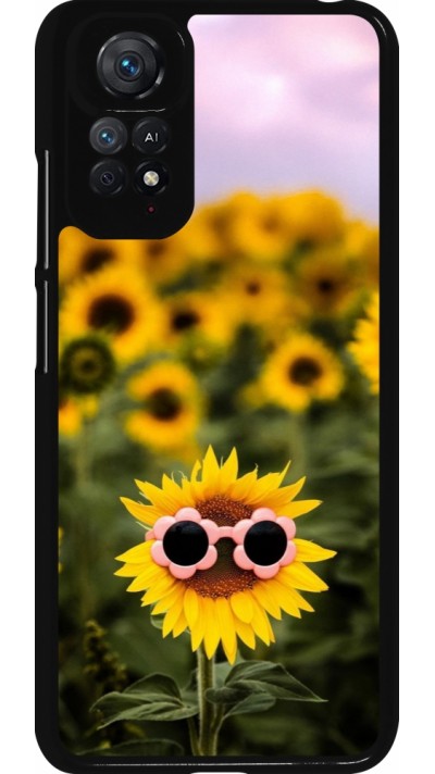 Coque Xiaomi Redmi Note 11 / 11S - Sunflower with glasses Spring 2026