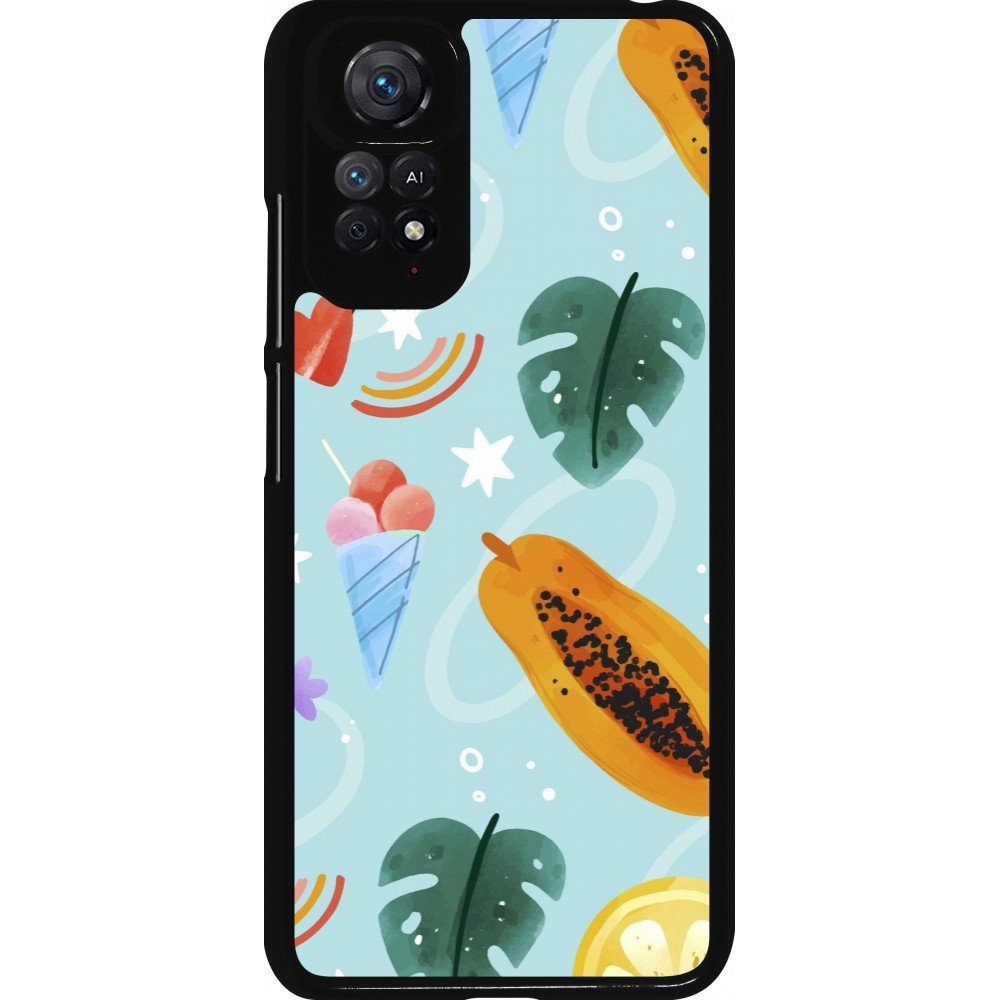 Coque Xiaomi Redmi Note 11 / 11S - Summer 2025 Pattern papaya