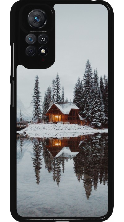 Coque Xiaomi Redmi Note 11 / 11S - Winter 25 Winter house forest afternoon