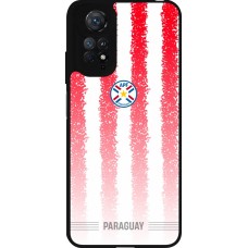 Coque Xiaomi Redmi Note 11 / 11S - Silicone rigide noir Maillot de football Paraguay 2026 personnalisable