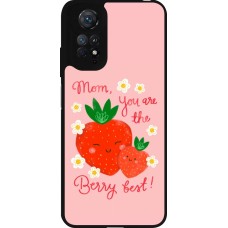 Coque Xiaomi Redmi Note 11 / 11S - Silicone rigide noir Mom 2026 Berry best