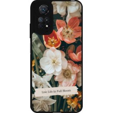 Coque Xiaomi Redmi Note 11 / 11S - Silicone rigide noir Full Bloom Spring 2026
