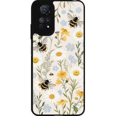 Xiaomi Redmi Note 11 / 11S Case Hülle - Silikon schwarz Pattern bees Spring 2026
