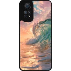 Xiaomi Redmi Note 11 / 11S Case Hülle - Silikon schwarz Wave Sunset