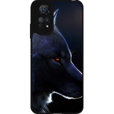 Xiaomi Redmi Note 11 / 11S Case Hülle - Silikon schwarz Wolf Shape