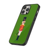 Coque iPhone 12 / 12 Pro - Silicone rigide noir Christmas 25 Nutcracker Green