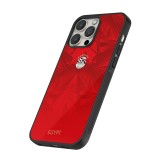 Coque iPhone 12 / 12 Pro - Silicone rigide noir Maillot de football Égypte 2026 personnalisable