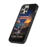 Coque iPhone 12 / 12 Pro - Silicone rigide noir Football Cap-Vert splash 2026
